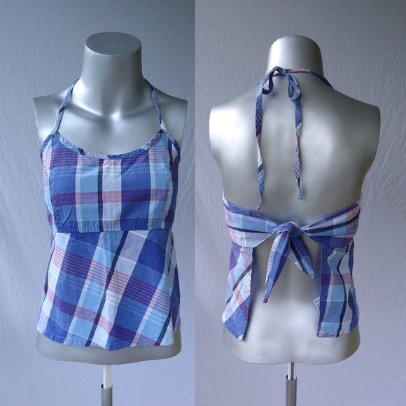 AZ co. Tie Back Halter Top - Picture 1 of 3